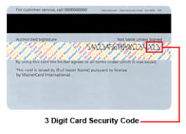 This number is also known as your card identification number and it is also stored in your card's magnetic chip/strip so that whenever you use your card at a pos or an atm terminal, the card number is read by the machine. Card Security Code