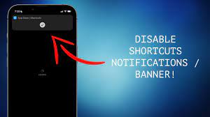 how to block shortcuts notifications