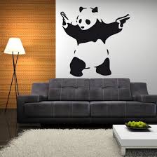 Banksy Gangster Panda Wall Sticker
