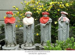 o statues at unborn children garden