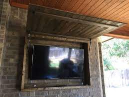 Outdoor tv enclosure | weatherproof tv on a budget!? Outdoor Tv Cabinet Outdoor Tv Cabinet Patio Tv Outdoor Tv