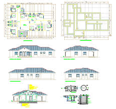 Guest House Design Plan Cadbull