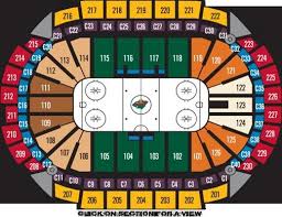 Xcel Energy Center Hockey Seating Chart Minnesota Wild