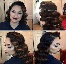 Finger waves on long hair—or any hair length for that matter—are equally stunning. 49 Ideas Hair Long Wedding Vintage Finger Waves Hair Waves Hair Styles Vintage Curls