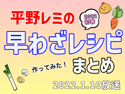 平野レミの早わざレシピ13品【まとめ】作り方・レシピ【作ってみた】