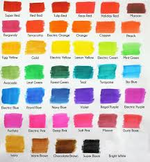 Americolor Color Swatch Chart In 2019 Frosting Colors