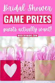 12 bridal shower game prizes guests