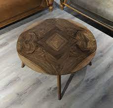 Walnut Round Coffee Table Walnut Center