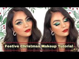 festive christmas makeup tutorial you