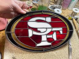 San Francisco 49ers Stained Glass