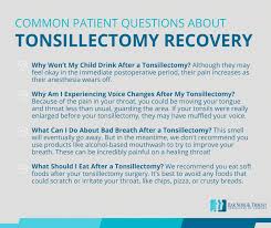 8 answers to your post tonsillectomy faqs