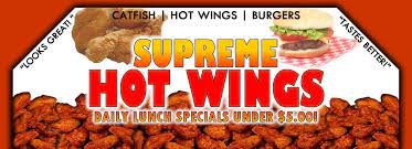 Supreme Hot Wings &quot; Looks great! Tastes better!&quot; gambar png
