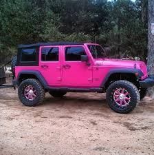 Pink Cars Pink Jeep Wrangler Awesome