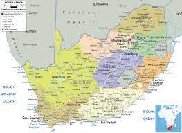 Currently, less than half of all africans live in cities, compared to 80 percent of europeans and north americans. Large Political And Administrative Map Of South Africa With Roads Cities And Airports South Africa Africa Mapsland Maps Of The World