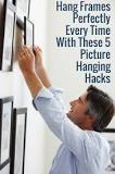 How do you hang pictures perfectly every time?