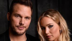 Rothman introduced lawrence and pratt to the stage to help present the film, which is directed by morten tyldum and written by jon spaihts, to the theater owners in cinemacon's audience. Jennifer Lawrence Chris Pratt Found Passengers Space Sex Totally Awkward