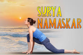 surya namaskar sun salutation poses