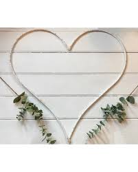 Metal Heart Hanging Garden Hearts