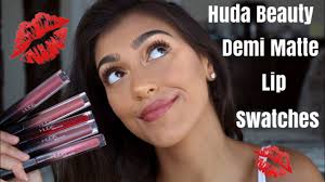 new huda beauty demi matte lipstick