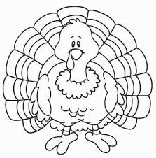 Turkey Drawing Template Free Download