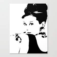 Audrey Hepburn Canvas Print By Arielle