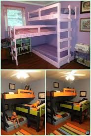 Building classic rocking horse plans. 19 Nice Triple Bunk Beds Ideas For Your Children S Bedroom Diy Bunk Bed Bunk Bed Plans Kids Bunk Beds