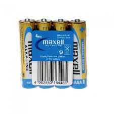 Why do the batteries in wired smoke alarms get exhausted so quickly? Maxell Alkaline Aaa Size Batteries By 4 Shrink Lr03 Malta Aa Aaa