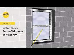 Block Frame Windows In Masonry