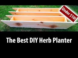 How To Build The Best Diy Herb Planter