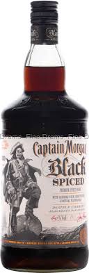 captain morgan black ed rum 1 liter