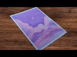 Mewarnai gambar pemandangan dengan crayon juga memiliki cara seperti mewarnai gambar pada umumnya. Oil Pastel Drawing 01 Awan Pink Cara Mudah Menggambar Gradasi Langit Drawing Pastel Seni Krayon