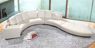 Modern Style Sectional Sofa Curved