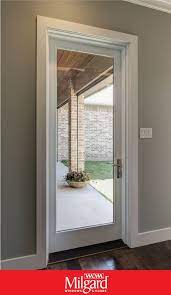 Single Patio Doors With Large Glass