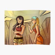 Lindsay, labeled the dumb princess, is a major character in the total drama series. Lindsay And Heather Art Print By Dawnsicles Redbubble