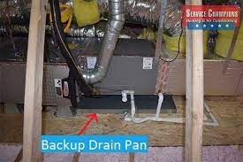 how does a condensate drain pan work
