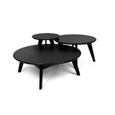 Standard Black Plastic Coffee Table