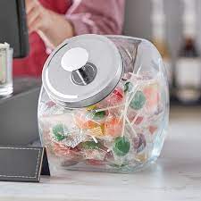 Penny Candy Jar W Chrome Lid 1 Gallon