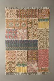 multi patchwork printed rug urban