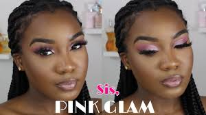 pink glam makeup tutorial makeup for