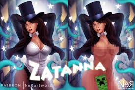 Fanart Zatanna Nude [DC Comics] by NeRartwork 