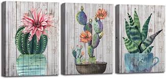 arjun cactus canvas wall art