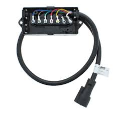 Search for 7 pin trailer connector wiring on our web now Abn 7 Pin Trailer Wiring Harness 4ft Roj Plug Trailer Cord And Junction Box Walmart Com Walmart Com