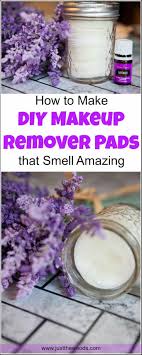 how to make diy makeup remover pads
