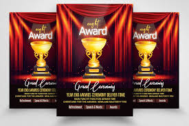 There is a directions page for ho. Award Ceremony Night Flyer Template By Designhub Thehungryjpeg Com