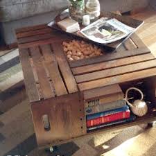 Diy Vintage Wine Crate Coffee Table