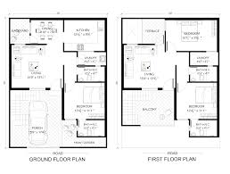 30 x 40 duplex house plan 3 bhk architego