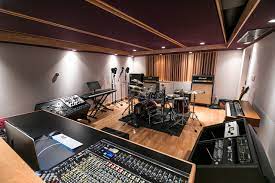 Recording Studio Kids Basement Modern