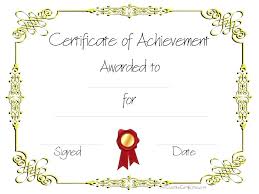 Free Printable Student Award Certificates As Certificate Template