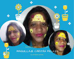 maquillaje de caritas felices smiley