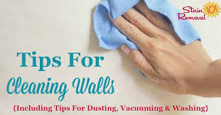 Tips For Cleaning Walls Including